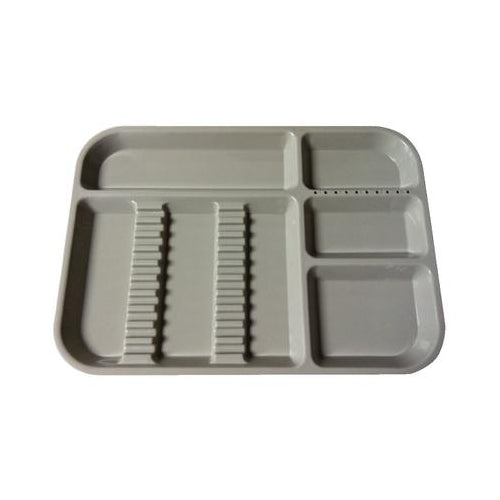 Plasdent 300BD-9 Divided Set-Up Tray Size B Ritter Gray 13 1/2 Plasdent 300BD-9 Divided Set-Up Tray Size B Ritter Gray 13 1/2